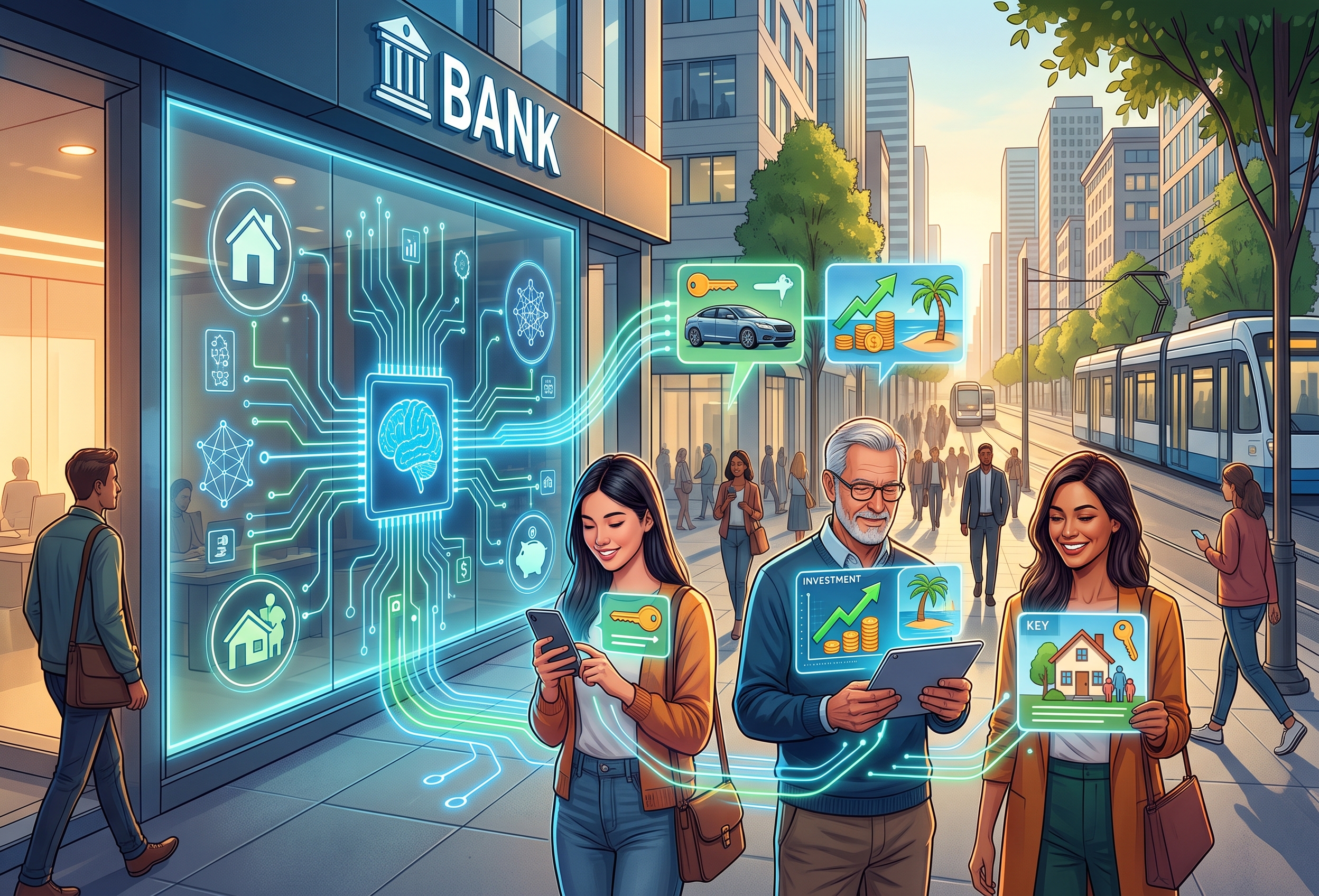 The race for speed in the use of AI in bank marketing versus the emphasis on quality.